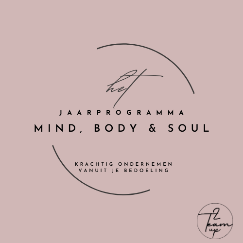 Jaarprogramma Mind Body Soul 2TeamUp